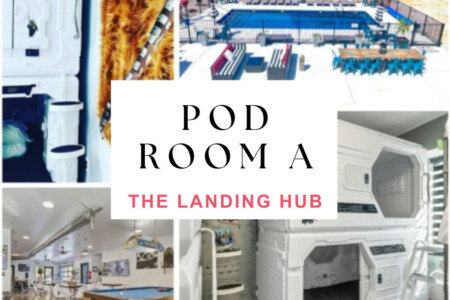 Star Wars themed sleeping pod with kitchen access
