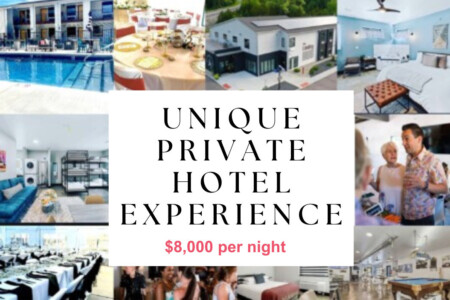 Private hotel great for family reunions with pool