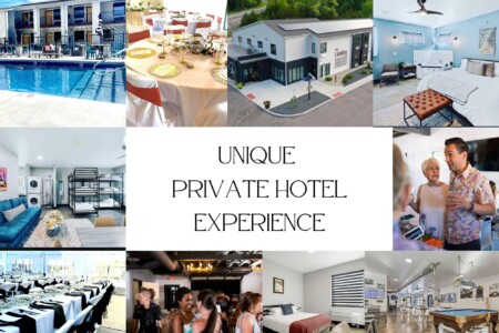 Private hotel great for family reunions with pool