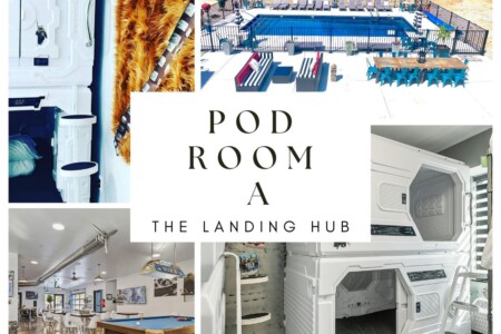 Star Wars themed sleeping pod with kitchen access