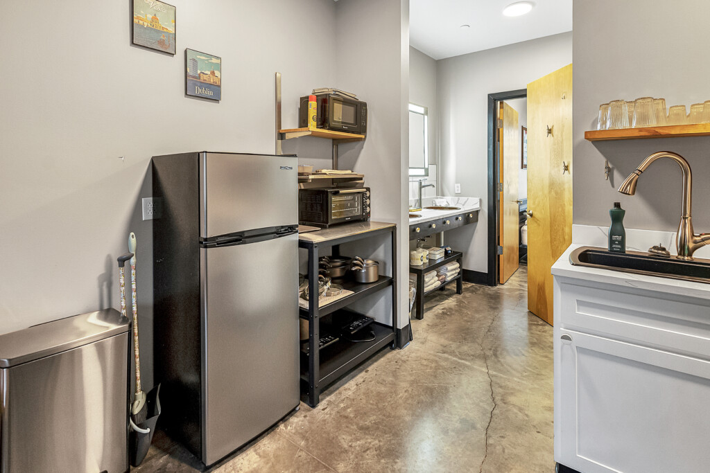 Private kitchen in suite