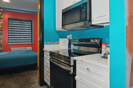 Fully stocked kitchen