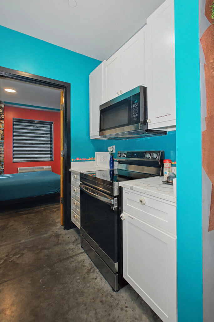 Fully stocked kitchen