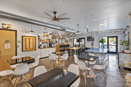 Dining area with coffee/tea bar