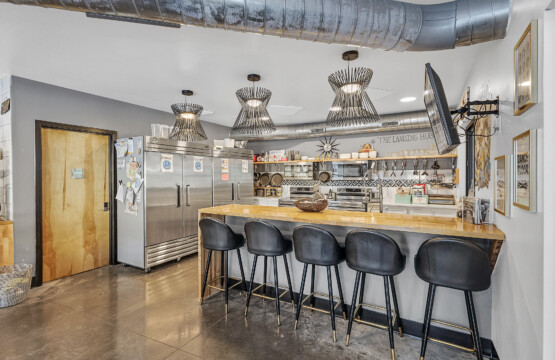 Guest kitchen fully stocked