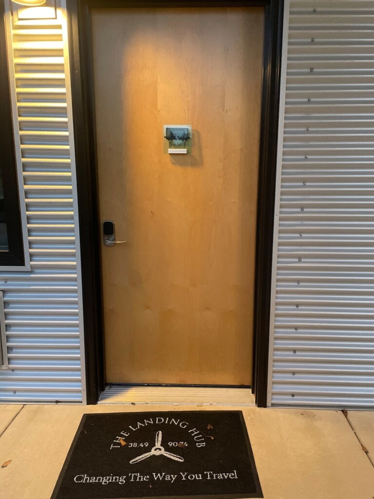 Entrance to suite